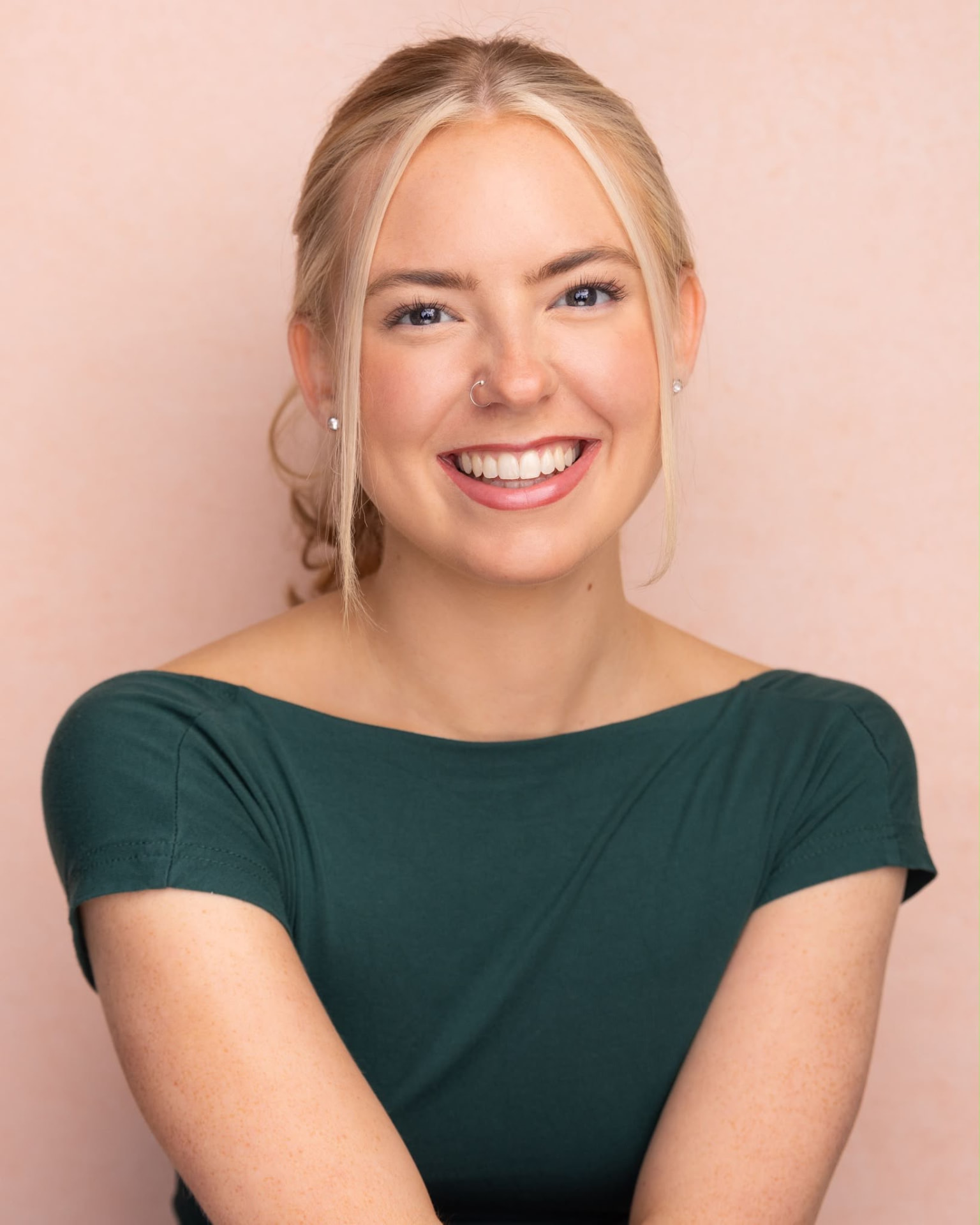 Abbie Davies smiling